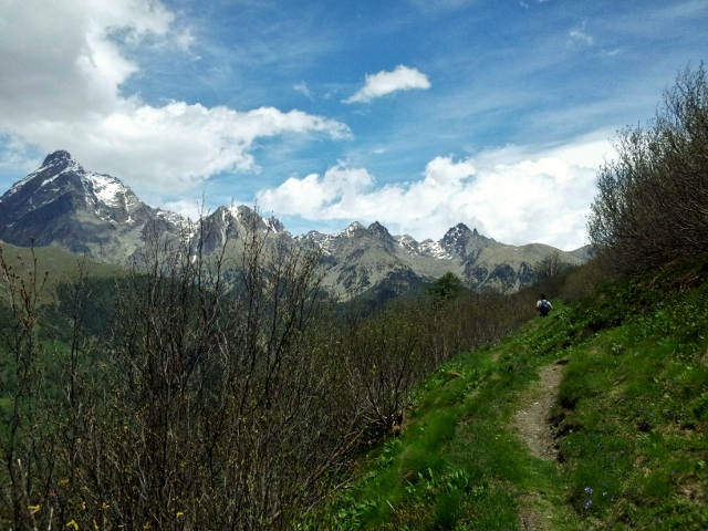 View of Monviso from Valle Varaita